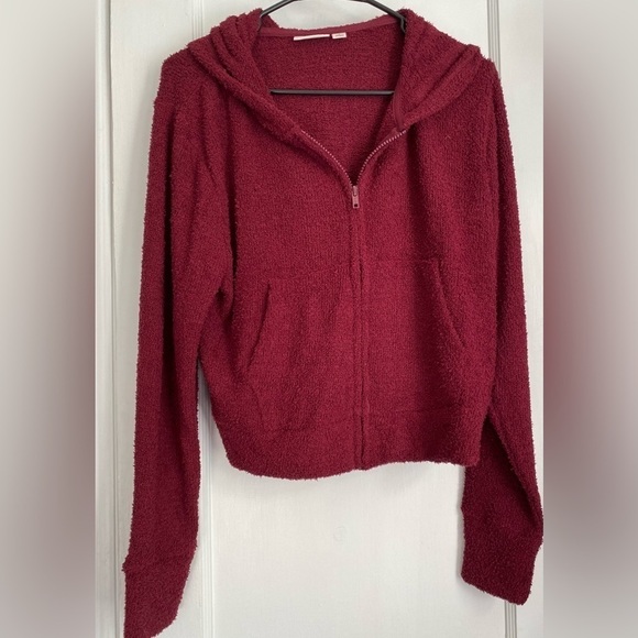 NWT Junior’s SO Cozy Front Zipper Hoodie Size: Large - Picture 1 of 7